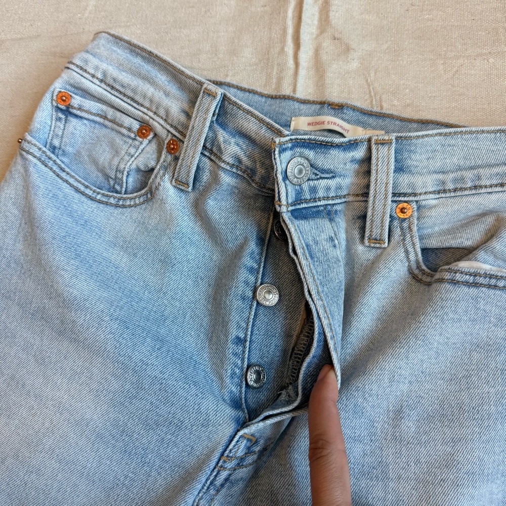 Levis 29x26 button fly wedgie straight - Picture 3 of 6